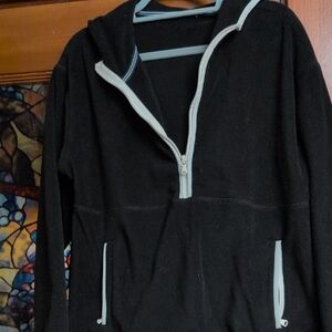 Women's Black Zip-Up Hoodie